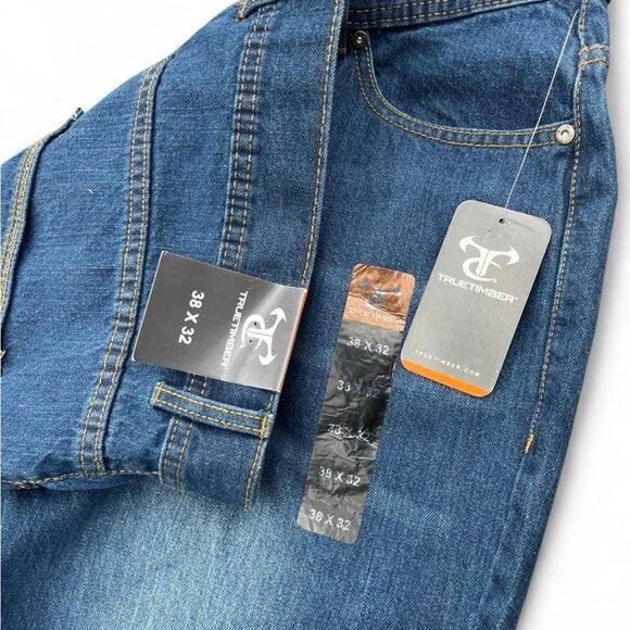 Classic Blue Men's Straight Jeans - Picture 3 of 7